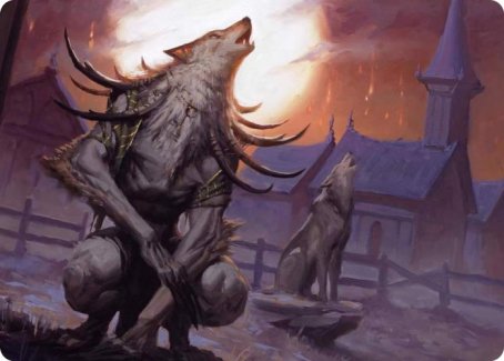 Lord of the Ulvenwald Art Card [Innistrad: Midnight Hunt Art Series] | Exor Games Summserside