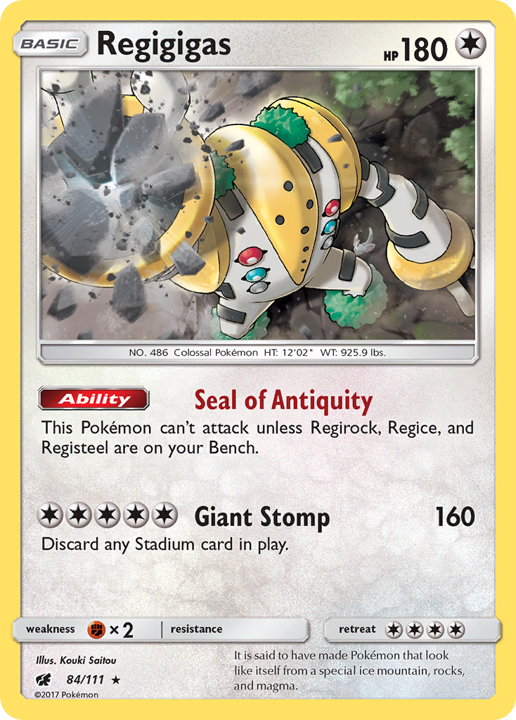 Regigigas (84/111) [Sun & Moon: Crimson Invasion] | Exor Games Summserside