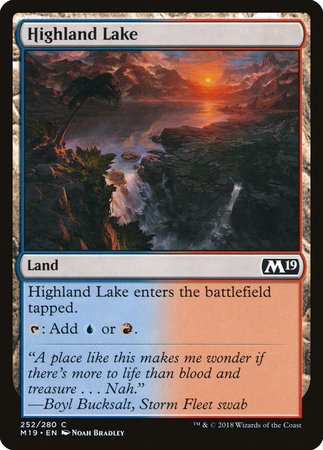 Highland Lake [Core Set 2019] | Exor Games Summserside