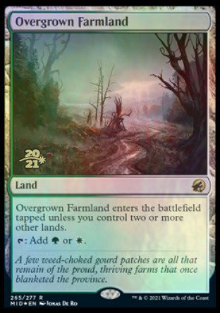 Overgrown Farmland [Innistrad: Midnight Hunt Prerelease Promos] | Exor Games Summserside