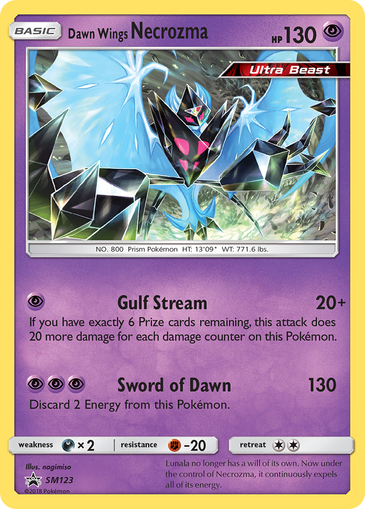 Dawn Wings Necrozma (SM123) [Sun & Moon: Black Star Promos] | Exor Games Summserside