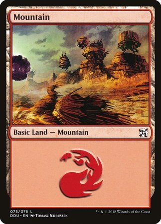 Mountain (75) [Duel Decks: Elves vs. Inventors] | Exor Games Summserside