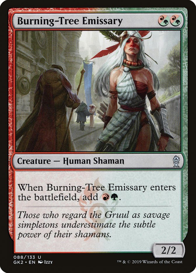 Burning-Tree Emissary [Ravnica Allegiance Guild Kit] | Exor Games Summserside