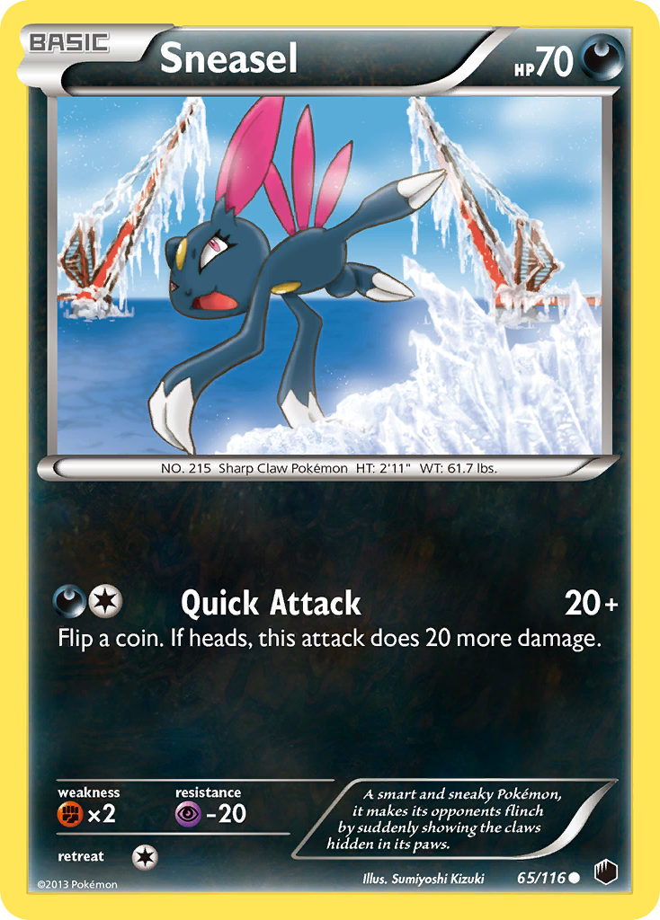 Sneasel (65/116) [Black & White: Plasma Freeze] | Exor Games Summserside