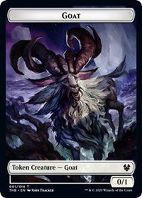 Goat // Satyr Double-sided Token [Theros Beyond Death Tokens] | Exor Games Summserside