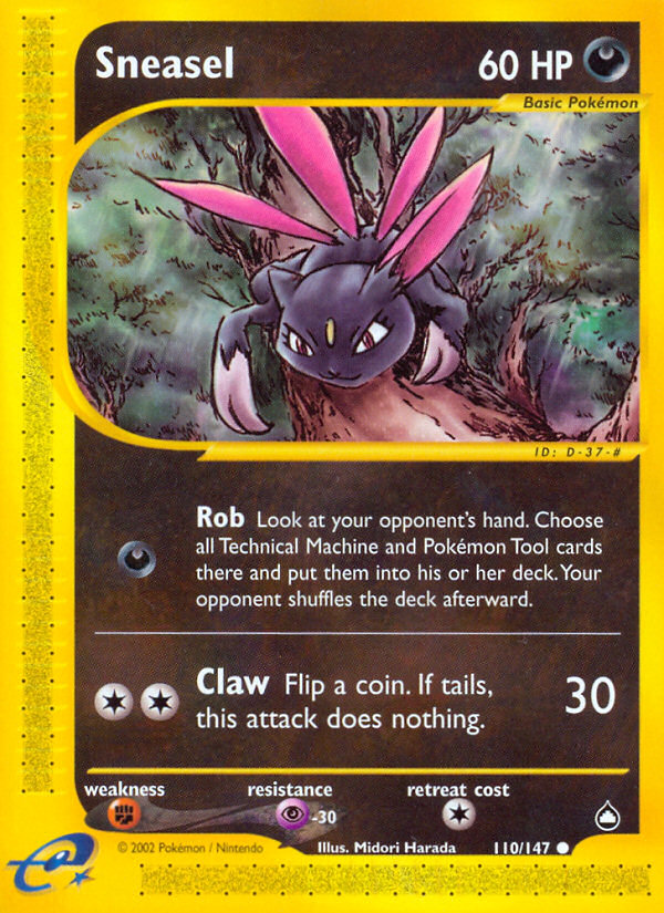 Sneasel (110/147) [Aquapolis] | Exor Games Summserside