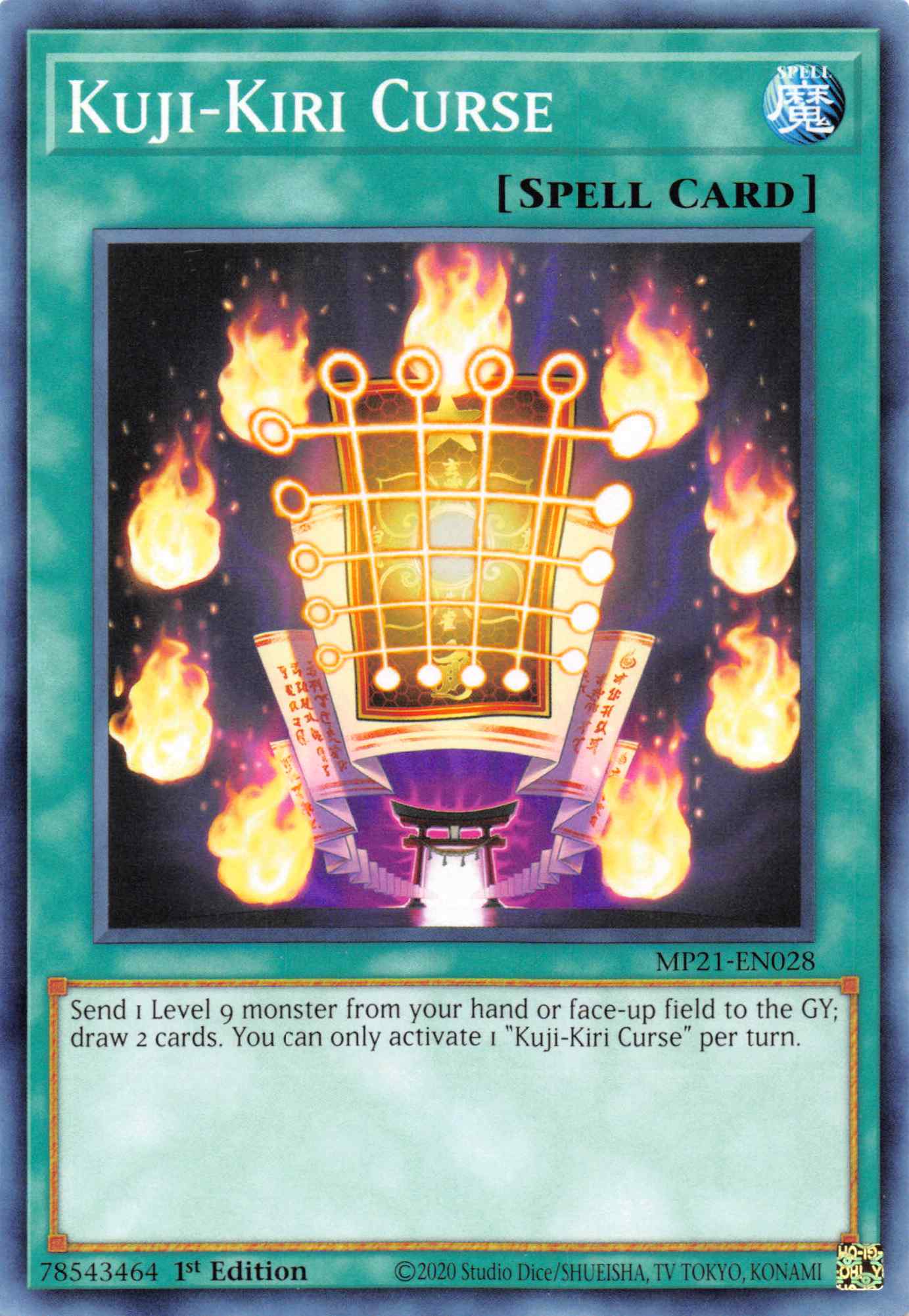 Kuji-Kiri Curse [MP21-EN028] Common | Exor Games Summserside