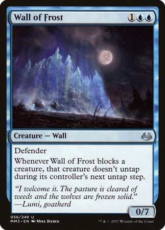 Wall of Frost [Modern Masters 2017] | Exor Games Summserside