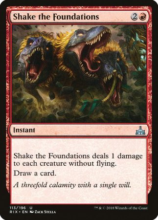 Shake the Foundations [Rivals of Ixalan] | Exor Games Summserside