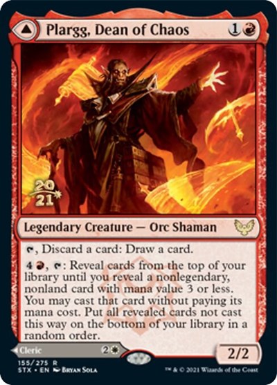 Plargg, Dean of Chaos // Augusta, Dean of Order [Strixhaven: School of Mages Prerelease Promos] | Exor Games Summserside