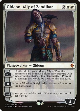 Gideon, Ally of Zendikar SDCC 2016 EXCLUSIVE [San Diego Comic-Con 2016] | Exor Games Summserside