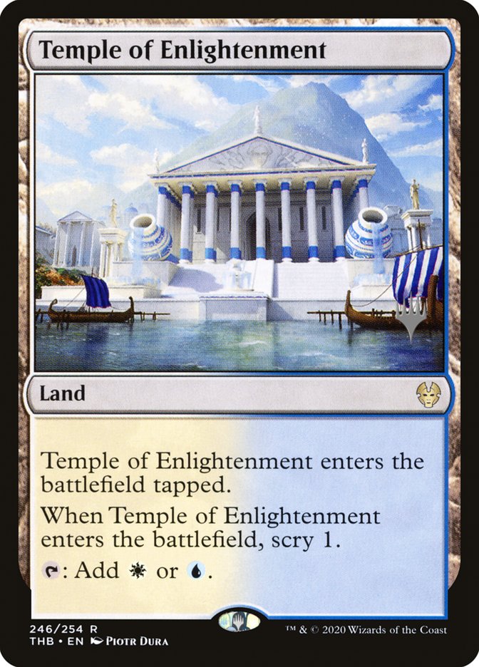Temple of Enlightenment (Promo Pack) [Theros Beyond Death Promos] | Exor Games Summserside