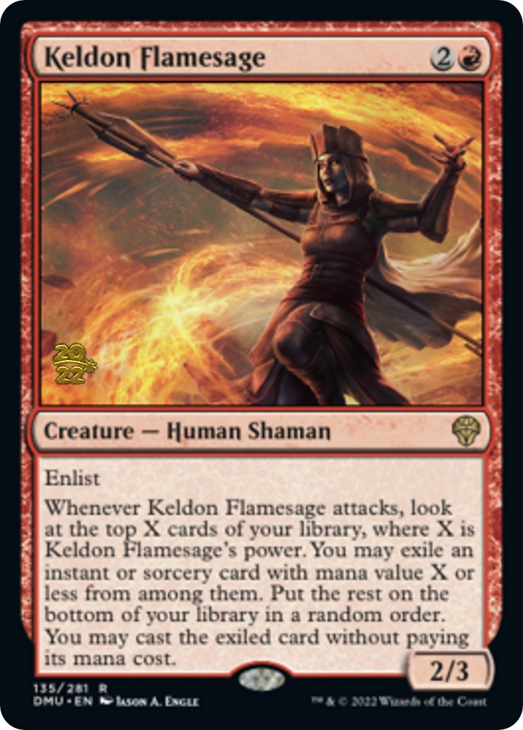 Keldon Flamesage [Dominaria United Prerelease Promos] | Exor Games Summserside