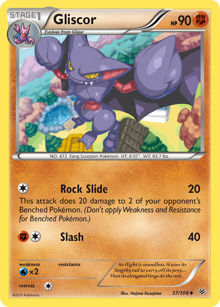 Gliscor (37/108) [XY: Roaring Skies] | Exor Games Summserside