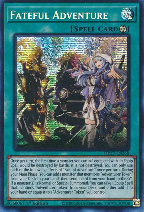 Fateful Adventure [MP23-EN268] Prismatic Secret Rare | Exor Games Summserside