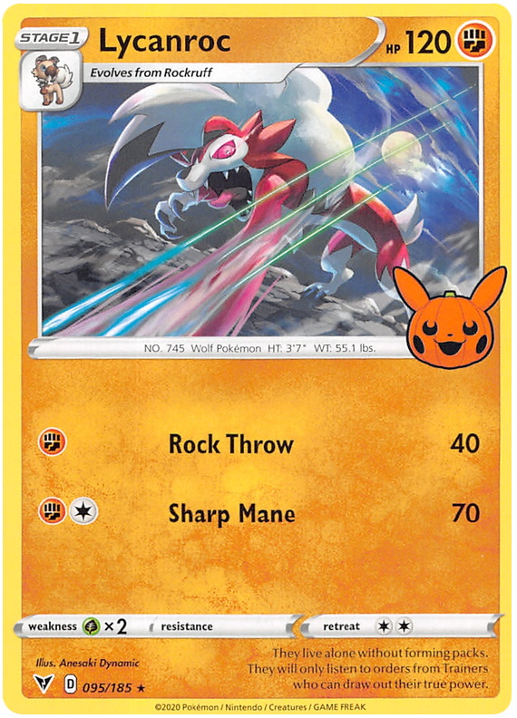 Lycanroc (095/185) [Trick or Trade 2023] | Exor Games Summserside