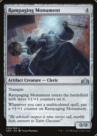 Rampaging Monument [Guilds of Ravnica] | Exor Games Summserside
