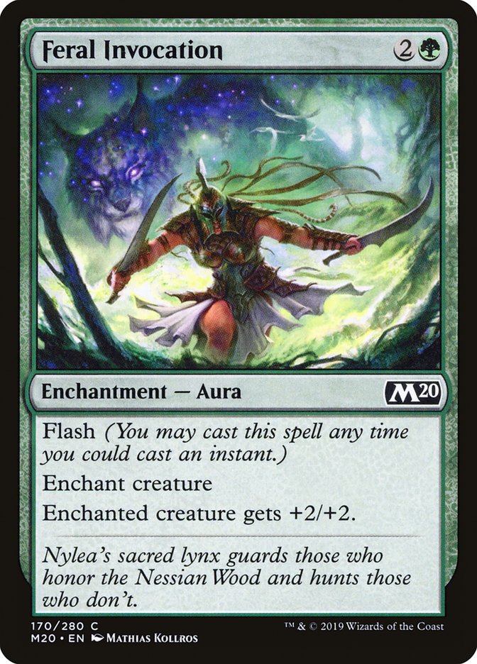 Feral Invocation [Core Set 2020] | Exor Games Summserside