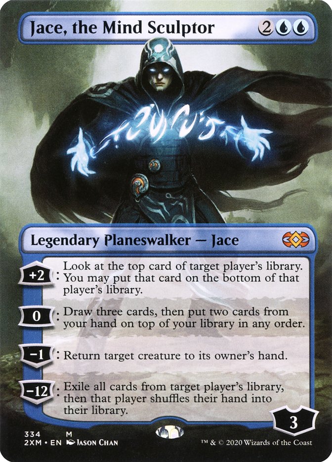 Jace, the Mind Sculptor (Borderless) [Double Masters] | Exor Games Summserside