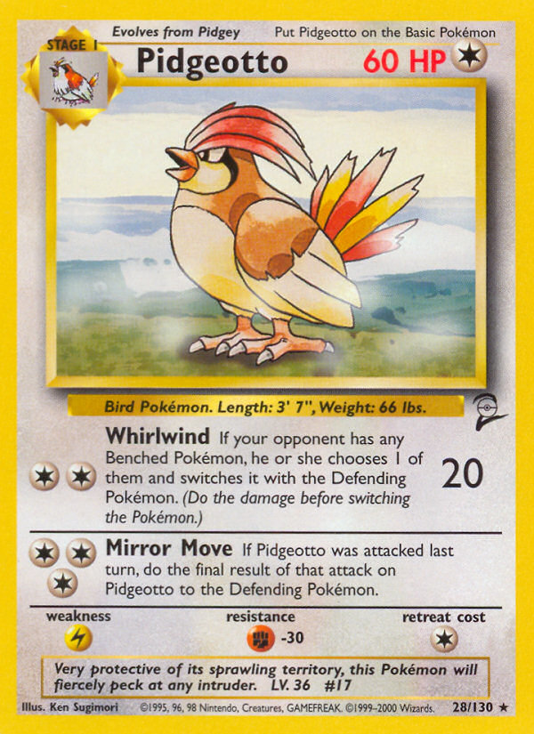 Pidgeotto (28/130) [Base Set 2] | Exor Games Summserside