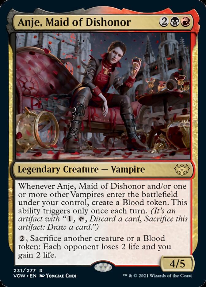 Anje, Maid of Dishonor [Innistrad: Crimson Vow] | Exor Games Summserside