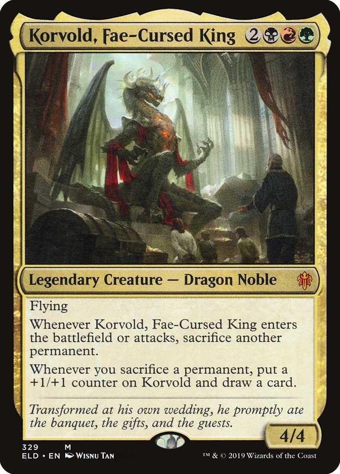 Korvold, Fae-Cursed King [Throne of Eldraine] | Exor Games Summserside