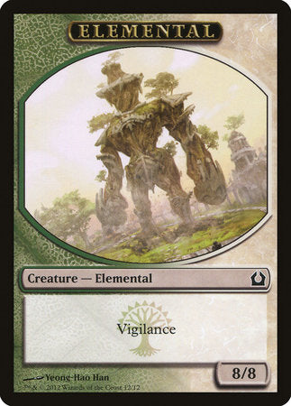 Elemental Token (Green/White) [Return to Ravnica Tokens] | Exor Games Summserside