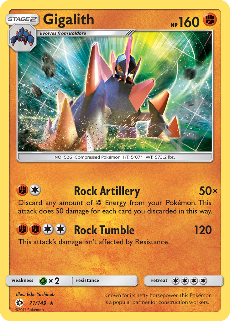 Gigalith (71/149) [Sun & Moon: Base Set] | Exor Games Summserside