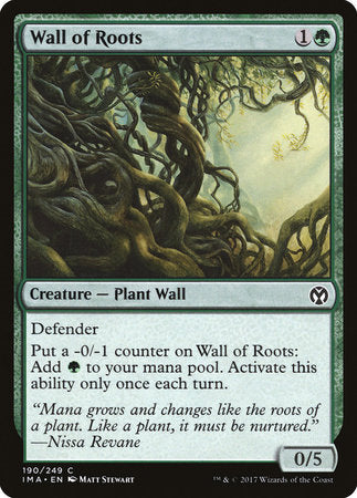 Wall of Roots [Iconic Masters] | Exor Games Summserside