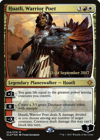 Huatli, Warrior Poet [Ixalan Promos] | Exor Games Summserside