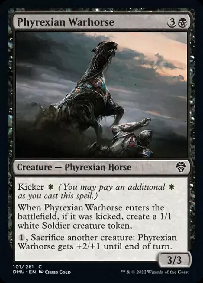 Phyrexian Warhorse [Dominaria United] | Exor Games Summserside