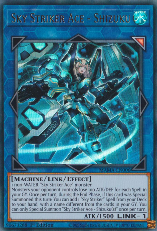 Sky Striker Ace - Shizuku [MAMA-EN006] Ultra Rare | Exor Games Summserside