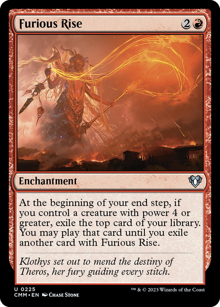 Furious Rise [Commander Masters] | Exor Games Summserside