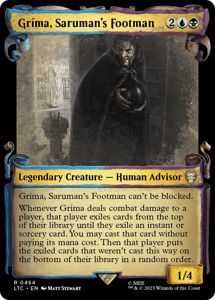 Grima, Saruman's Footman [The Lord of the Rings: Tales of Middle-Earth Commander Showcase Scrolls] | Exor Games Summserside