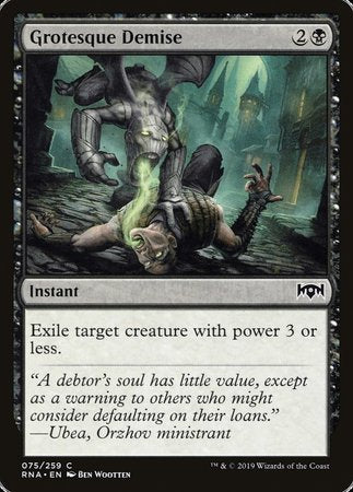 Grotesque Demise [Ravnica Allegiance] | Exor Games Summserside