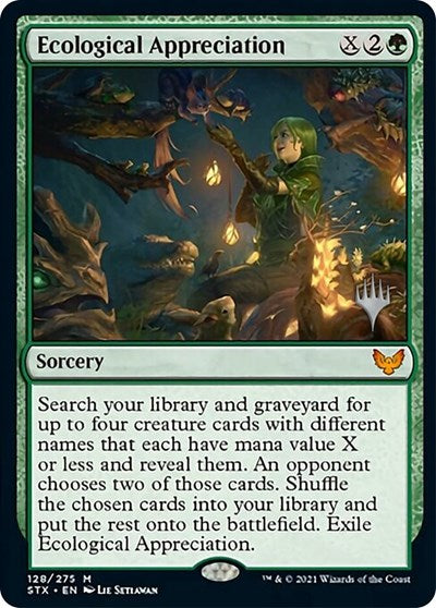 Ecological Appreciation (Promo Pack) [Strixhaven: School of Mages Promos] | Exor Games Summserside