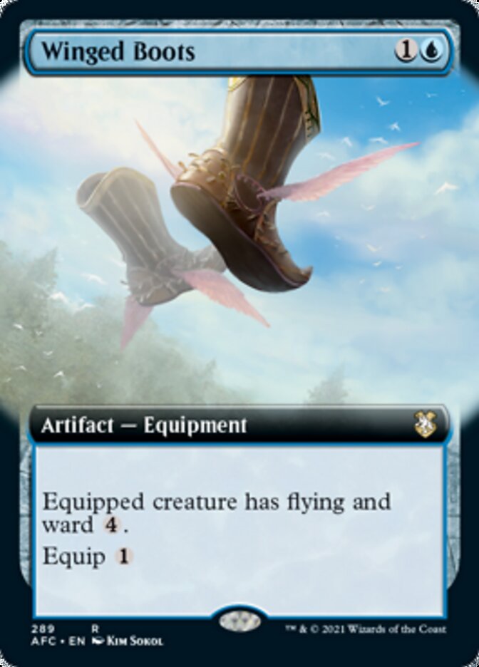 Winged Boots (Extended) [Dungeons & Dragons: Adventures in the Forgotten Realms Commander] | Exor Games Summserside