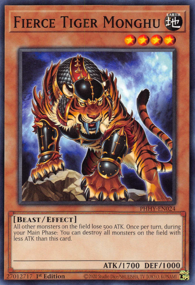 Fierce Tiger Monghu [PHHY-EN024] Common | Exor Games Summserside