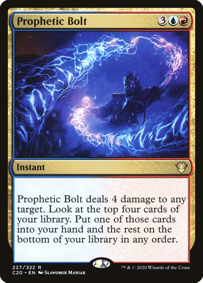 Prophetic Bolt [Commander 2020] | Exor Games Summserside