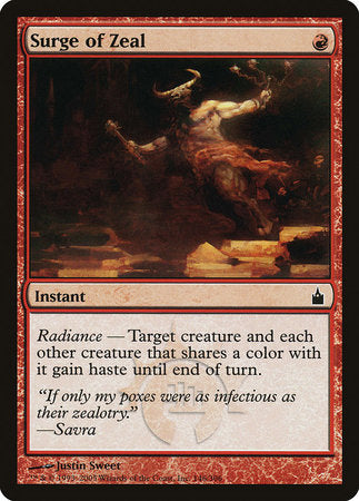Surge of Zeal [Ravnica: City of Guilds] | Exor Games Summserside