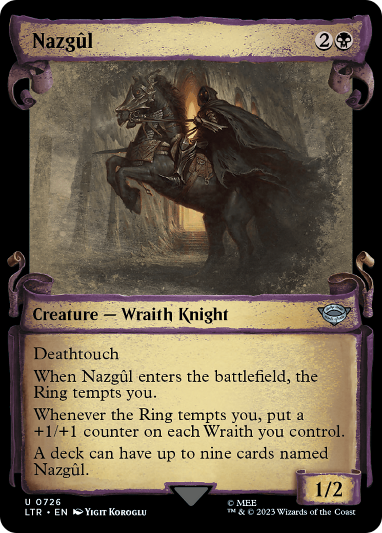 Nazgul (0726) [The Lord of the Rings: Tales of Middle-Earth Showcase Scrolls] | Exor Games Summserside