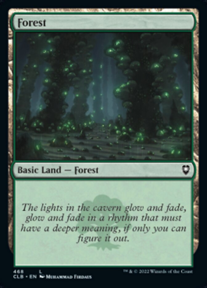 Forest (468) [Commander Legends: Battle for Baldur's Gate] | Exor Games Summserside