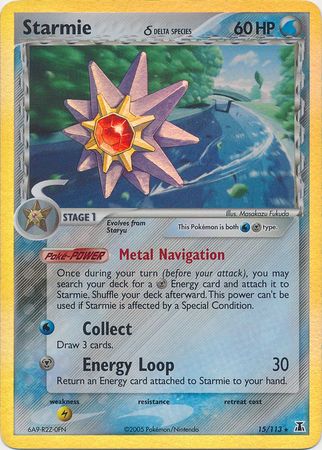 Starmie (15/113) (Delta Species) (Stamped) [EX: Delta Species] | Exor Games Summserside