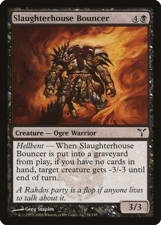 Slaughterhouse Bouncer [Dissension] | Exor Games Summserside