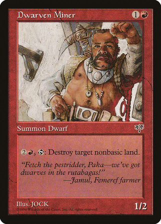 Dwarven Miner [Mirage] | Exor Games Summserside