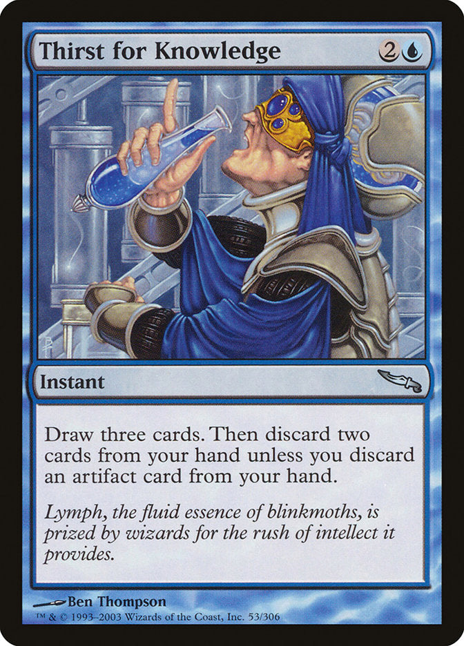 Thirst for Knowledge [Mirrodin] | Exor Games Summserside