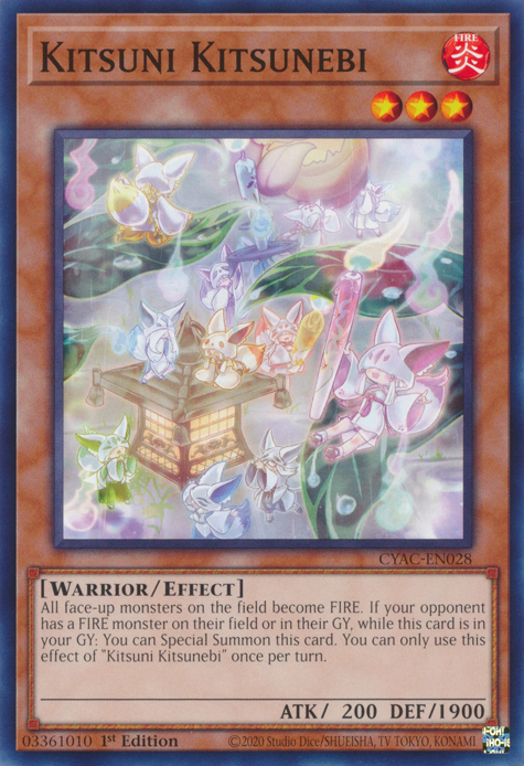 Kitsuni Kitsunebi [CYAC-EN028] Common | Exor Games Summserside