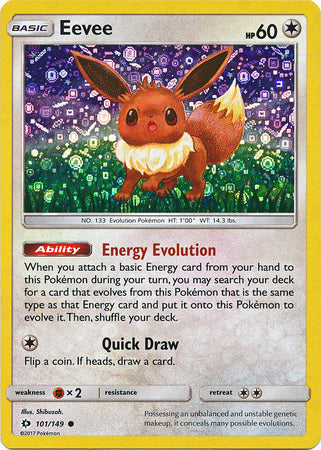 Eevee (101/149) (General Mills Promo) [Sun & Moon: Base Set] | Exor Games Summserside