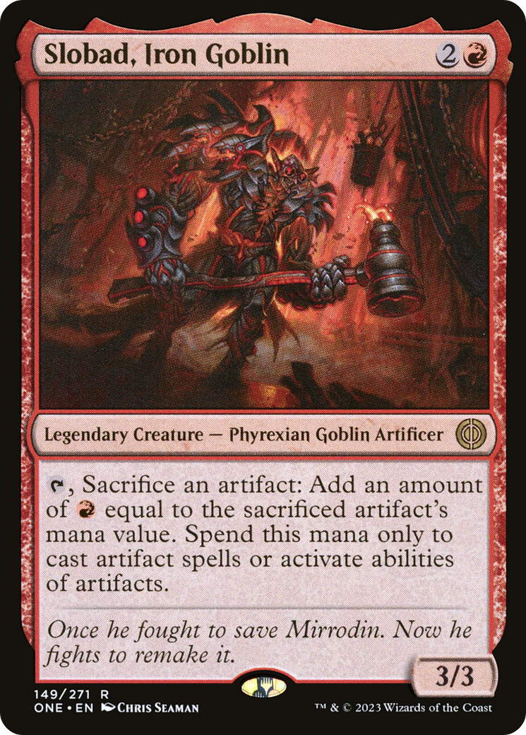 Slobad, Iron Goblin [Phyrexia: All Will Be One] | Exor Games Summserside