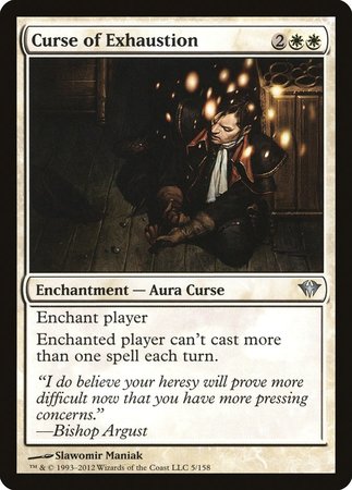 Curse of Exhaustion [Dark Ascension] | Exor Games Summserside